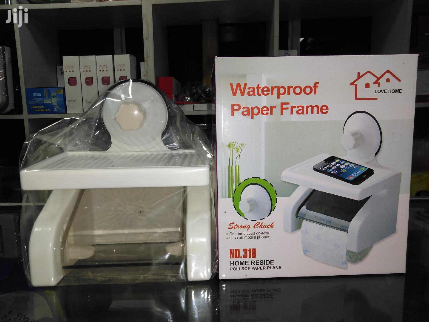 Water Proof Tissue, Phone Holder With Strong Double Sticker Both Suction and Adhesive Option