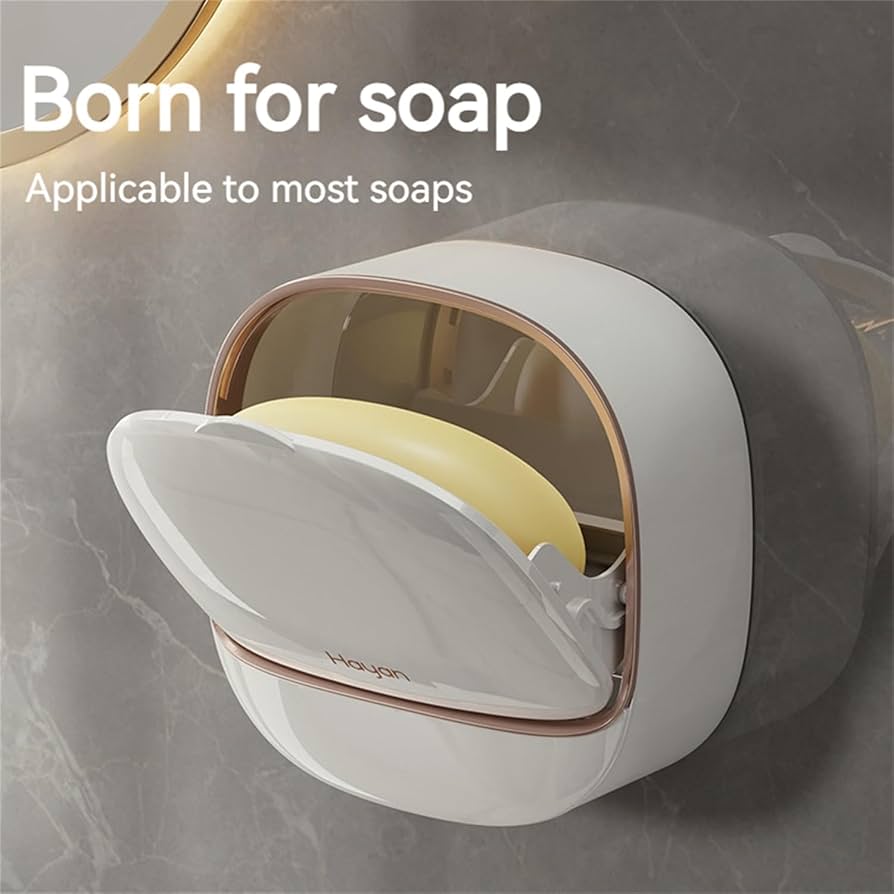 Flip soap dish drainer single layer