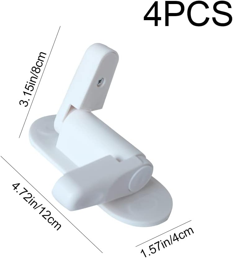 Door Lock Without Drilling Lever Locks Strong Adhesive Baby Safety Door Handle Locks Latches Door Handle Child Proof Locks for Childproof Petproof
