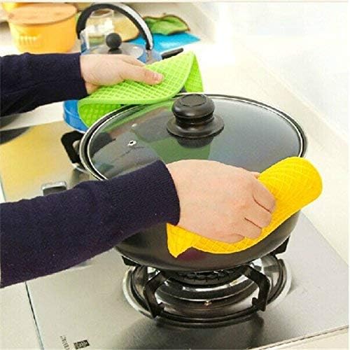 Multipurpose Silicon Round sufuria Hot Mat Pot Holders for Kitchen and Dining/Hot Plate Stand/Heat Resistant Coasters Dinning Table Mat