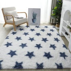 Super Soft 5 BY 8  / 7 By 8  Fluffy Carpets Indoor Plush Area Rugs for Living Room Bedroom Anti-Skid
