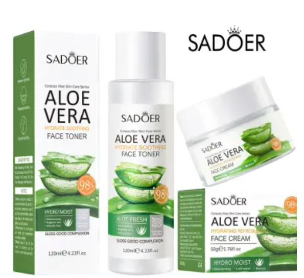 Best price for Sadoer 2PCS Aloe Vera Face Toner & Face Cream CreamIt ...