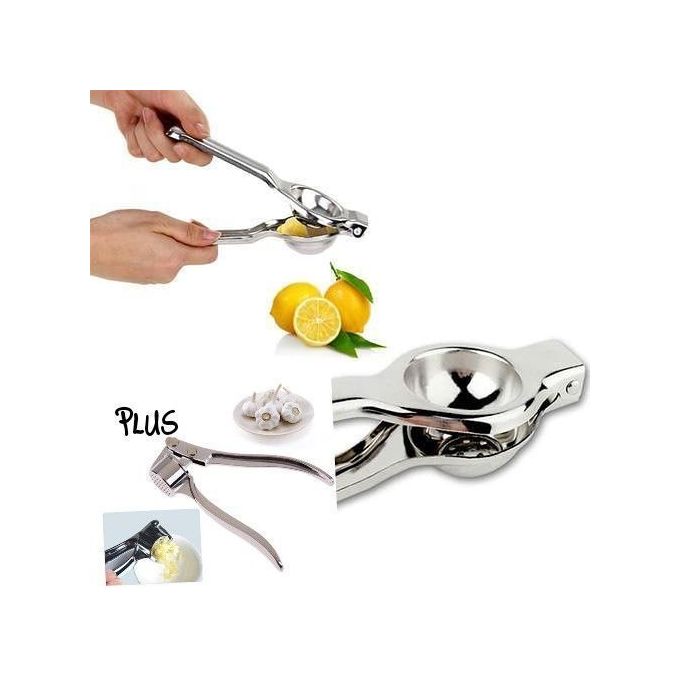 1 Pc Lemon Squeezer + 1 Pc Free Garlic Crusher