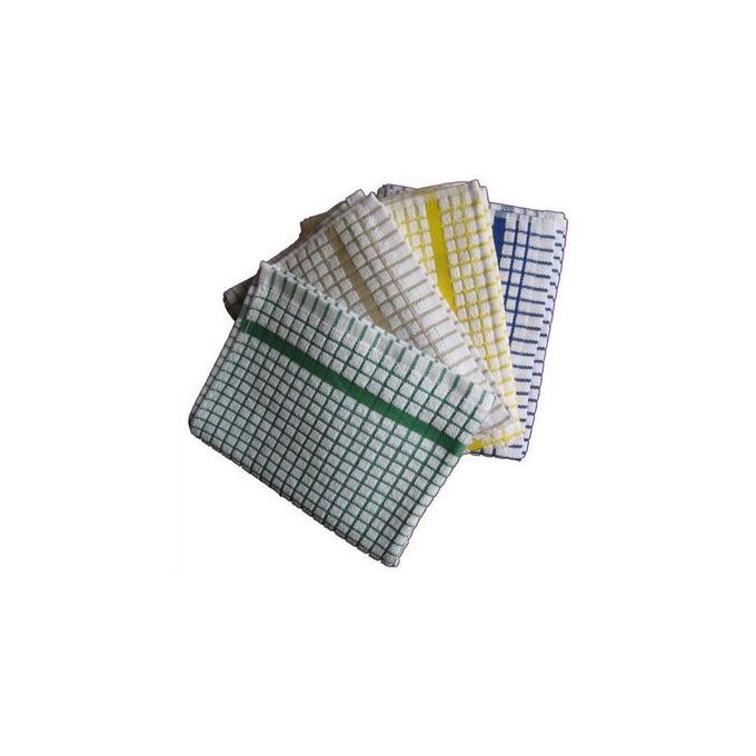 12 Pcs100% Checkered Cotton Kitchen Towels