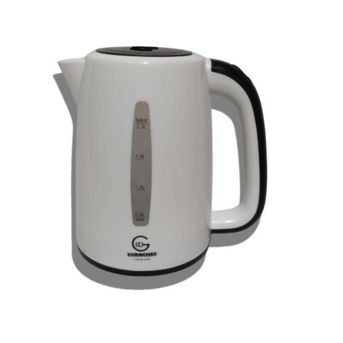 NEW ARRIVAL! BEST DEALS! 2.3L Eurochef Electric Kettle. It is easy to refill and clean,you can easily get your hand inside.Automatic shutdown and dry burning protection ensures Extra safety.