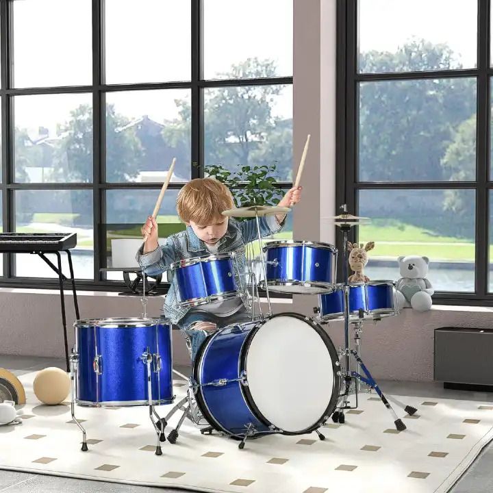 Baby Drum Set Baby Kids Roll Drum Musical Instruments Band Kit Educational Toy Gift Set for Children Musical Toys