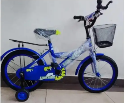 🦁 Lion King Kids Bikes size 16″ Kids Bicycle Suitable for ~4–7 year-olds Made of sturdy steel frame, adjustable seat and handlebars Comes with training wheels  front basket