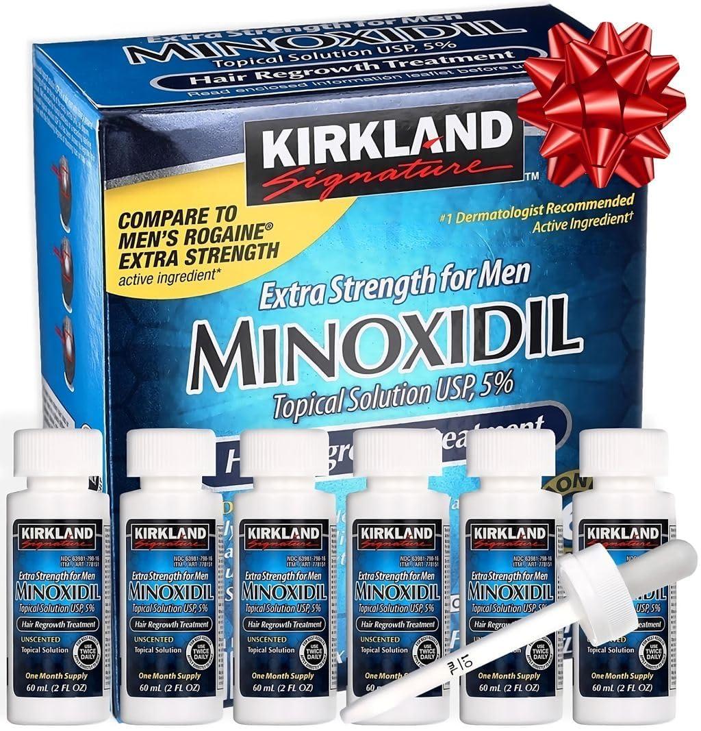 Authentic Signature Hair Regrowth Treatment Extra Strength for Men, 5% Minoxidil Topical Solution