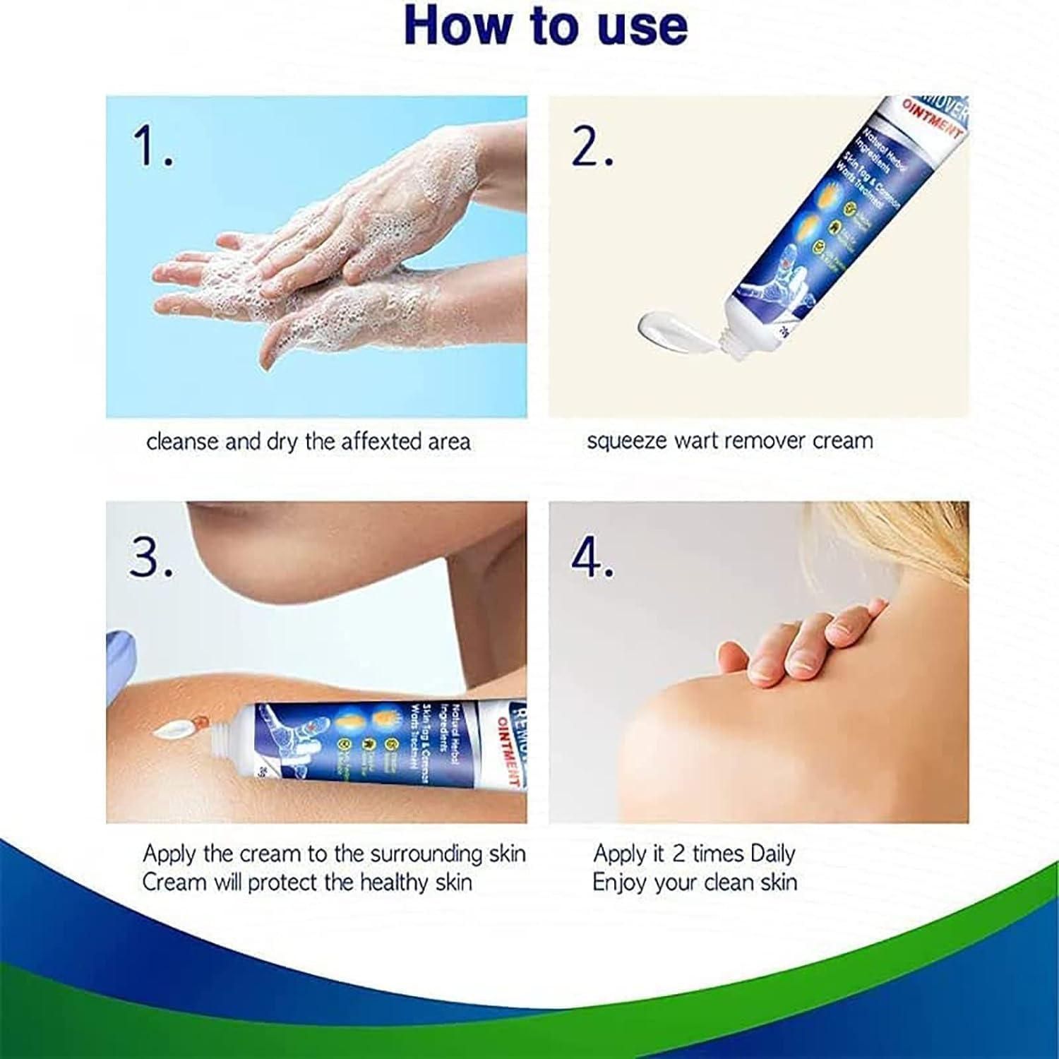 Wart Remover Cream Fast Acting Advanced Wart Removal Formula Skin Wart Removal Treatment