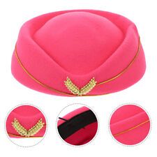 Women Stewardess Cap Uniform Plane/Stage Perform Hat Air Hostess Cap