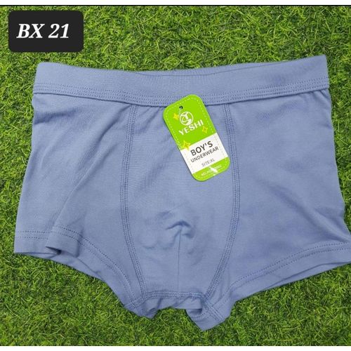 4PCS Pure Cotton Brief teenage boxers with free 2pairs of socks