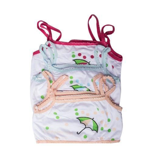 6 Pieces Girls Flowered Boobtops - Assorted