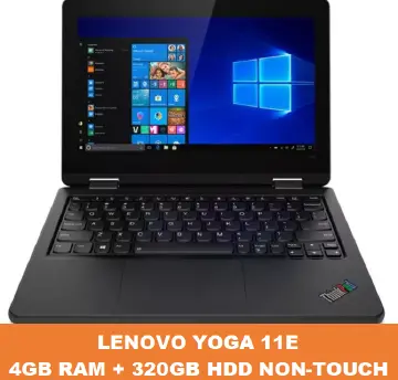 (4GB + 320GB HDD) Refurbished Lenovo Thinkpad Yoga 11e Celeron 4GB RAM + 320GB HDD Storage