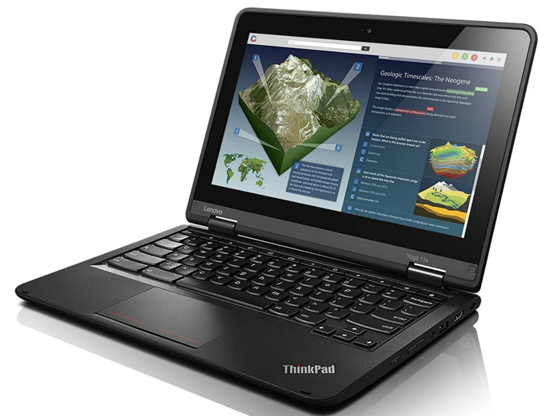 (4GB + 320GB HDD) Refurbished Lenovo Thinkpad Yoga 11e Celeron 4GB RAM + 320GB HDD Storage Laptop Windows Installed Non-touchscreen Laptops Notebook Computer