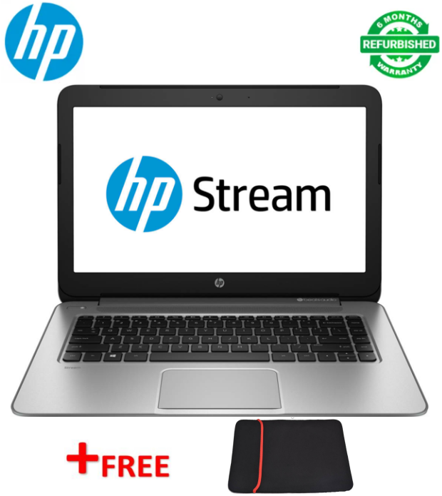 [Black Friday Offer!) HP STREAM Celeron 4GB RAM + 64GB SSD Refurbished 11.6” Inch Display Windows Installed Laptop Notebook Grade A Computer PLUS Free Sleeve Bag