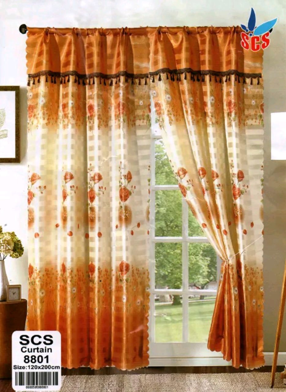 Fashion Elegant Curtain for Window/Door 2Pcs