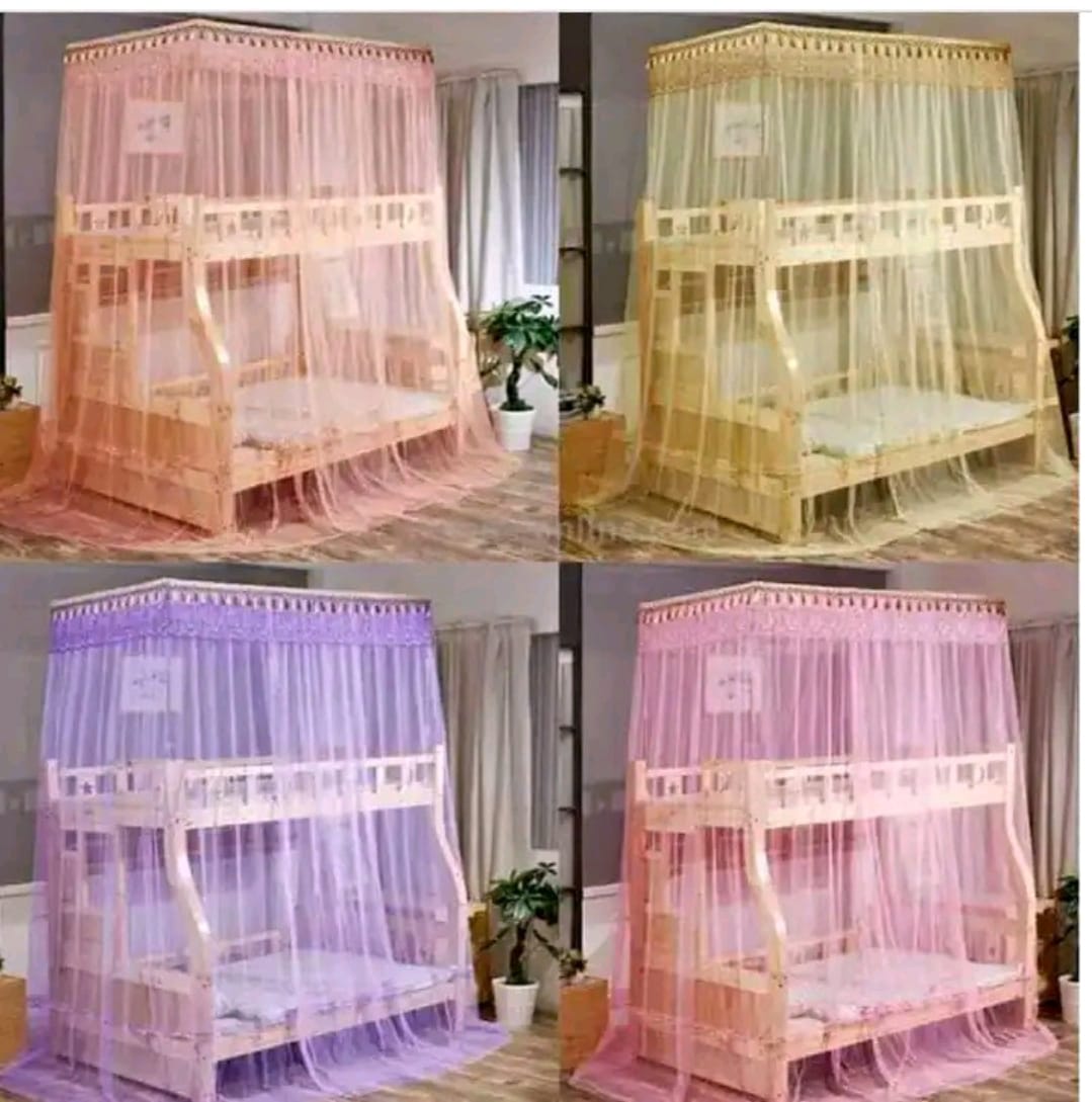 New Arrival Special Quality Double Decker Mosquito Nets Bedding sets & accessories,Available in Different Colours