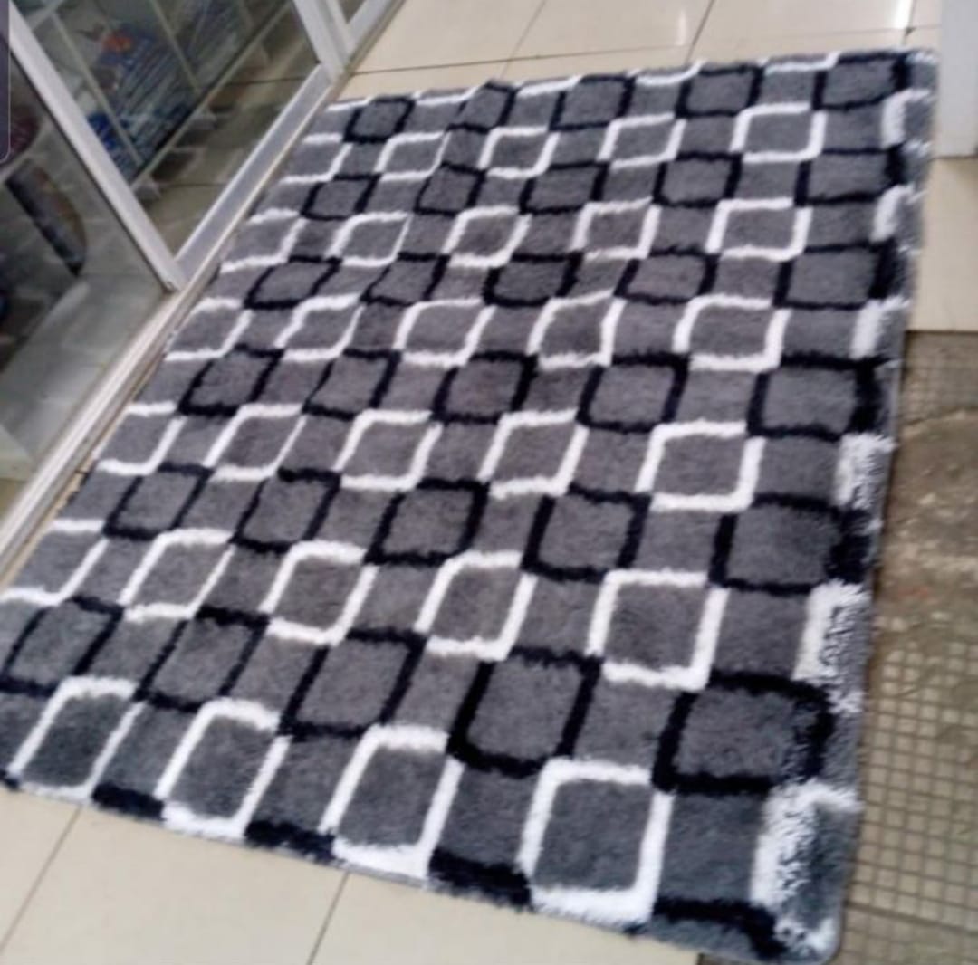 5 By 8 Soft Fluffy Carpets Non-slip Rugs Floor Mat