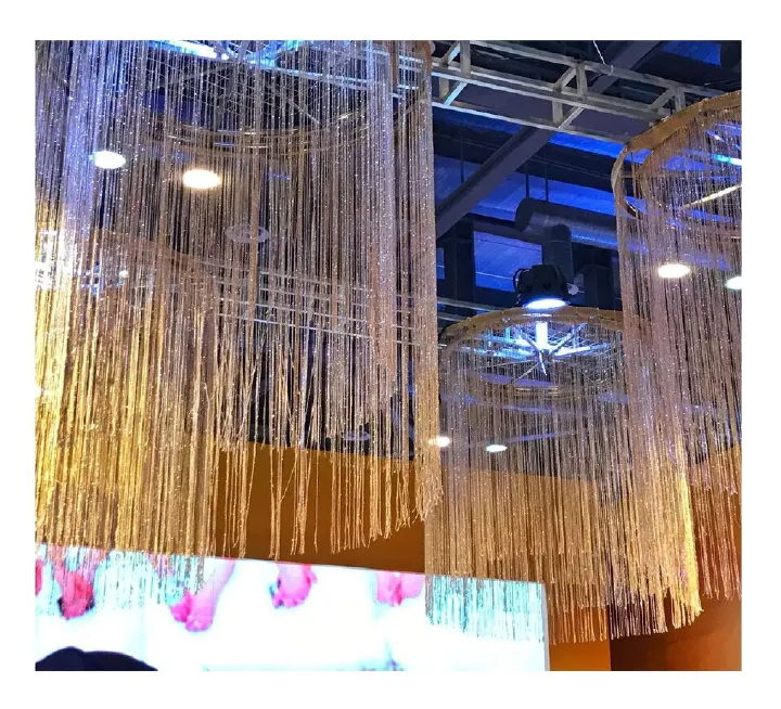 Desirable Life Decorative Door String Curtains Wall Panel Tassels Blinds Room Divider for Wedding Party Restaurant Home Salon,Kinyozi,Open Doors