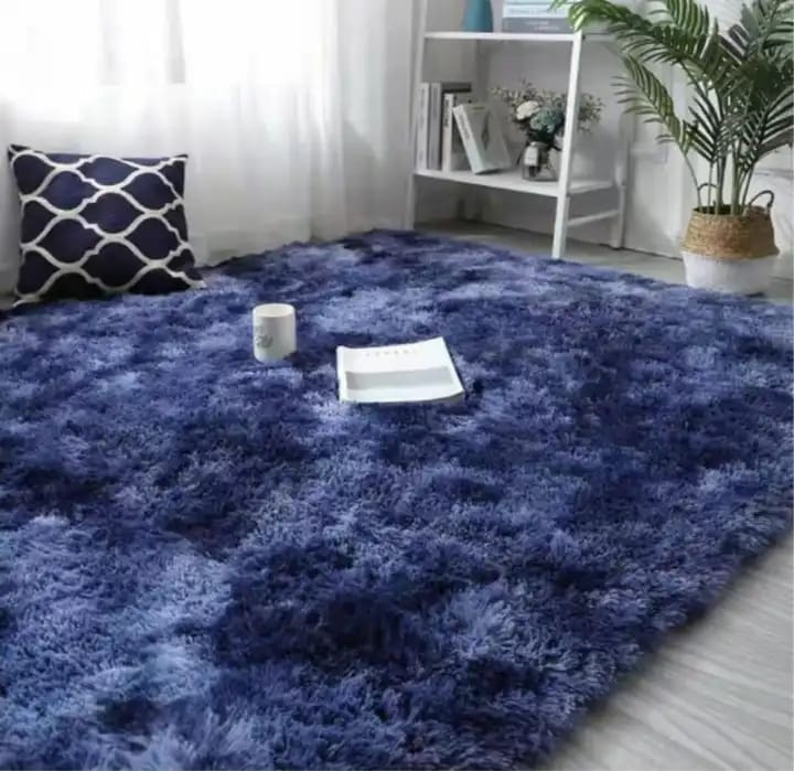 5 By 8 Soft Fluffy Carpets Non-slip Rugs Floor Mat