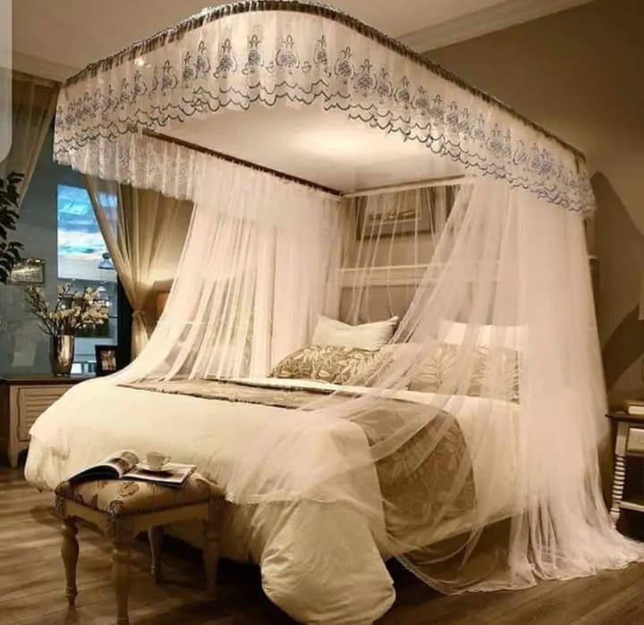 [CLEARANCE OFFER] Premium 2 Stand Mosquito Net with Rails Mosquito Repellent Tent Bedding Accessories