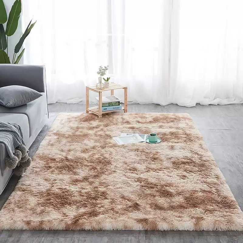 5 By 8 Soft Fluffy Carpets Non-slip Rugs Floor Mat