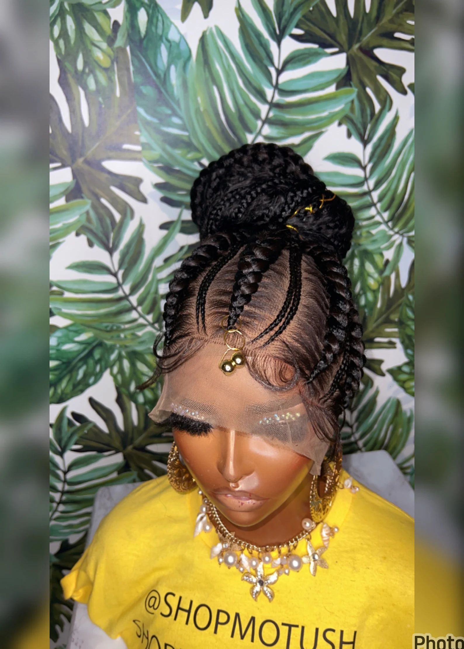 Braided Wigs Natural raw virgin Human Hair Lace Front,Transparent HD 360 Full Lace Braided Wigs For Black Women