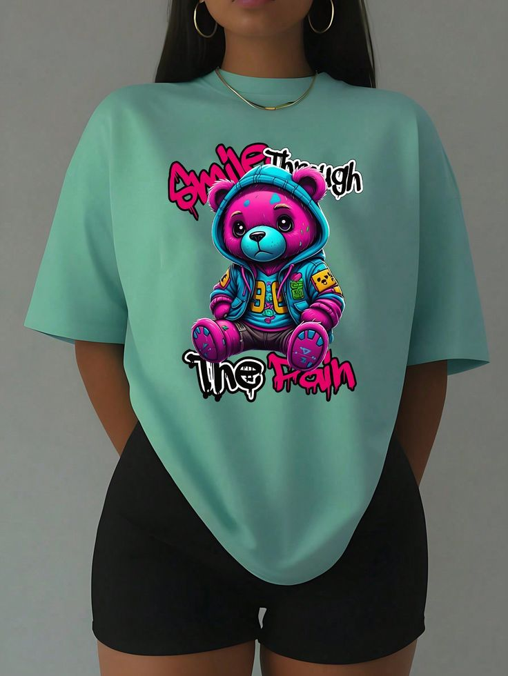 Customized Women T-shirt Women Clothes Tops Lady shirt fashion casual Tshirts women top girl print short sleeve personality t-shirt girls t-shirt women's clothes