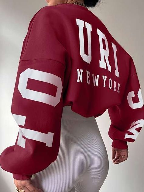 Custom Winter Puff Printing Sweater Print Logo Loose Streetwear Oversized Embroidered Embossed Hoodie Women Crewneck Sweatshirt