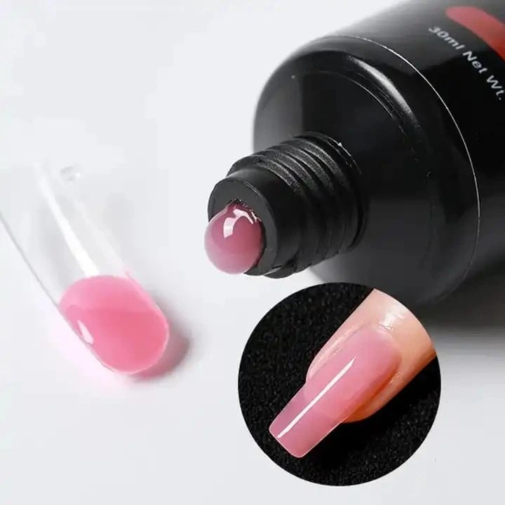RONIKI 30g Gum Gel Uv Hard Gel Color Nail Extension Gel Acrylic Poly Gel