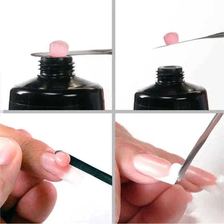 RONIKI 30g Gum Gel Uv Hard Gel Color Nail Extension Gel Acrylic Poly Gel