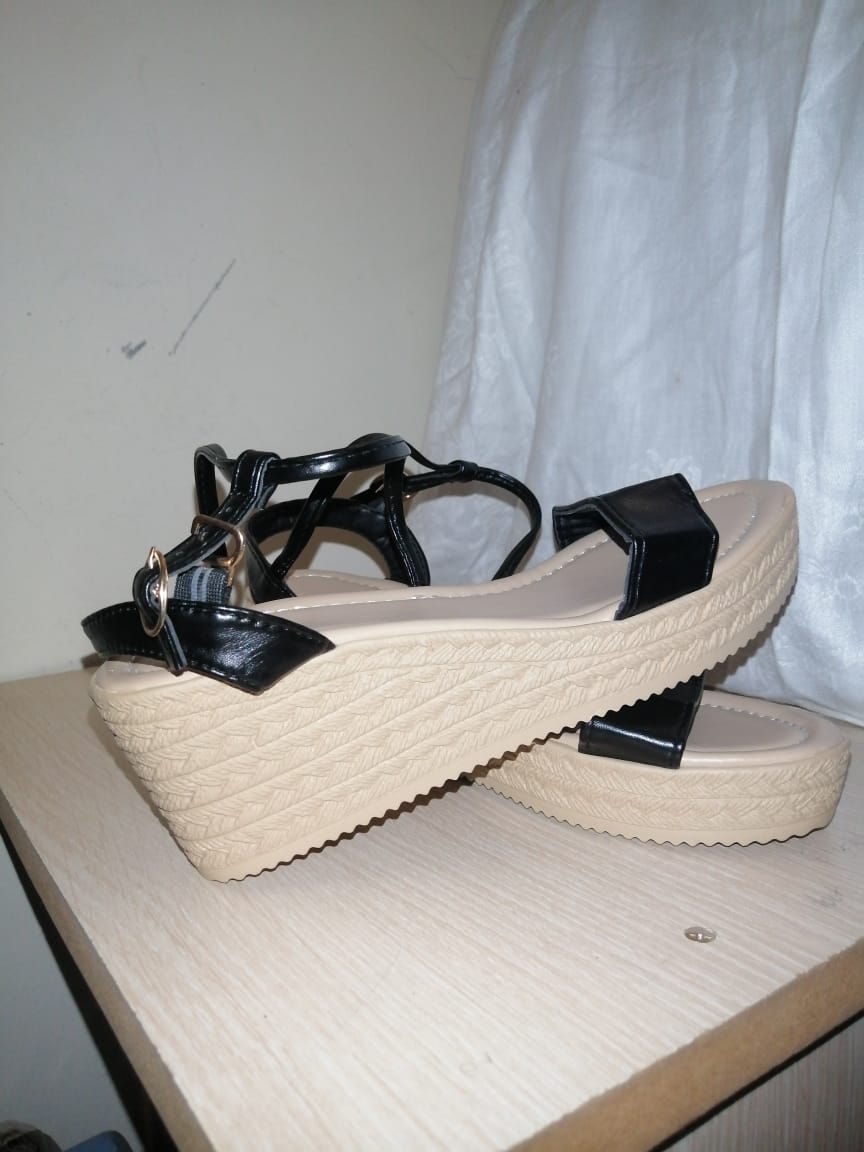 BRAND NEW Ladies Wedges Comfortable Stylish & Fashionable Women & Girls Sandals High Quality Classy Affordable Heels Shoes for Weddings Outings Parties Official, Casual & Smart Casual Wear