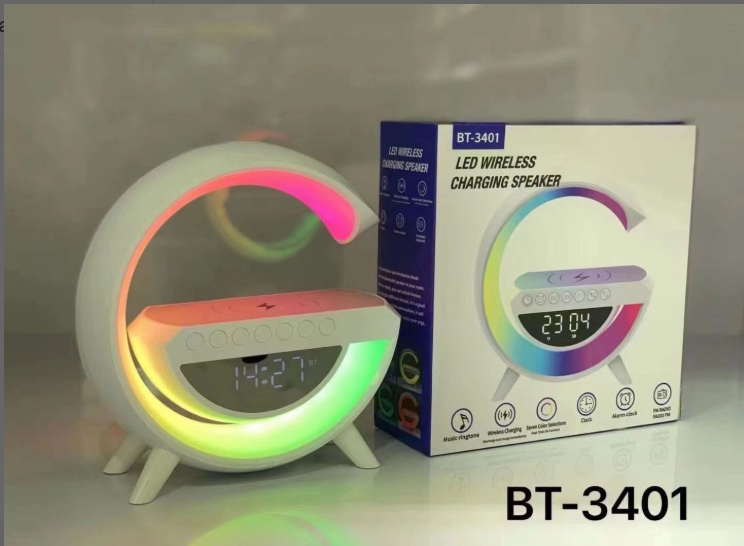 EASTER SALE!!!! FACTORY PRICE! Bluetooth Speaker- Portable &Rechargeable, With 7Lighting modes of Decor Lamp, High quality sound, Display Clock & Alarm Clock Settings, Indoor &Outdoor Decoration, Gift