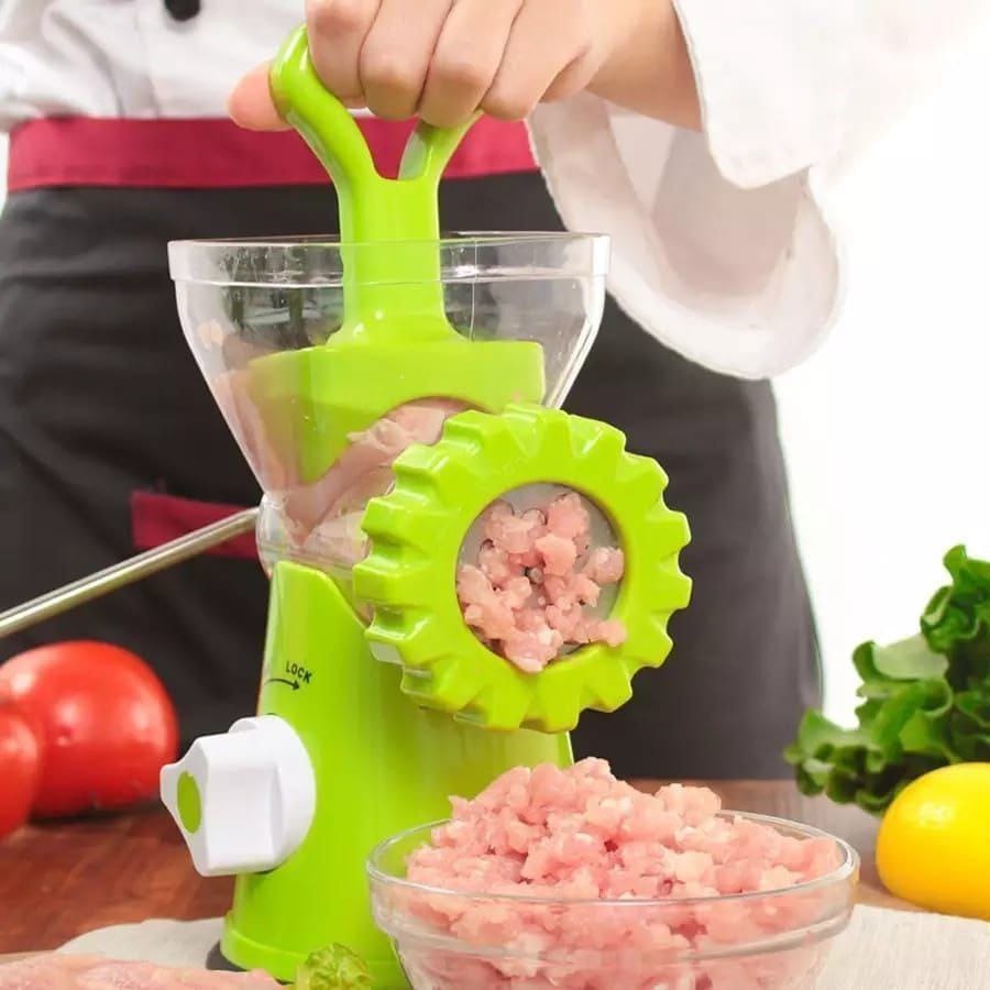 Manual Meat Mincer With Sausage Roll, Grind,mince and crush meat,vegetables,beans,garlic,coconut,nuts etc, Mince or puree vegetables for baby food