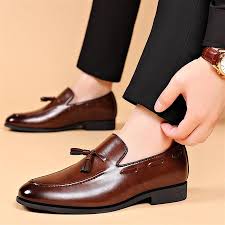 Genuine Cowhide Leather Oxford Dress Shoes for Men – Elegant Formal and Casual Footwear, Ideal for Suits, Weddings, Business, and Everyday Wear