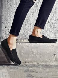 Suede Loafers for Men - Pure Genuine Cow Leather Oxford Shoes for Grooms, Business, and Casual Wear – Durable, Stylish & Comfortable for All Occasions