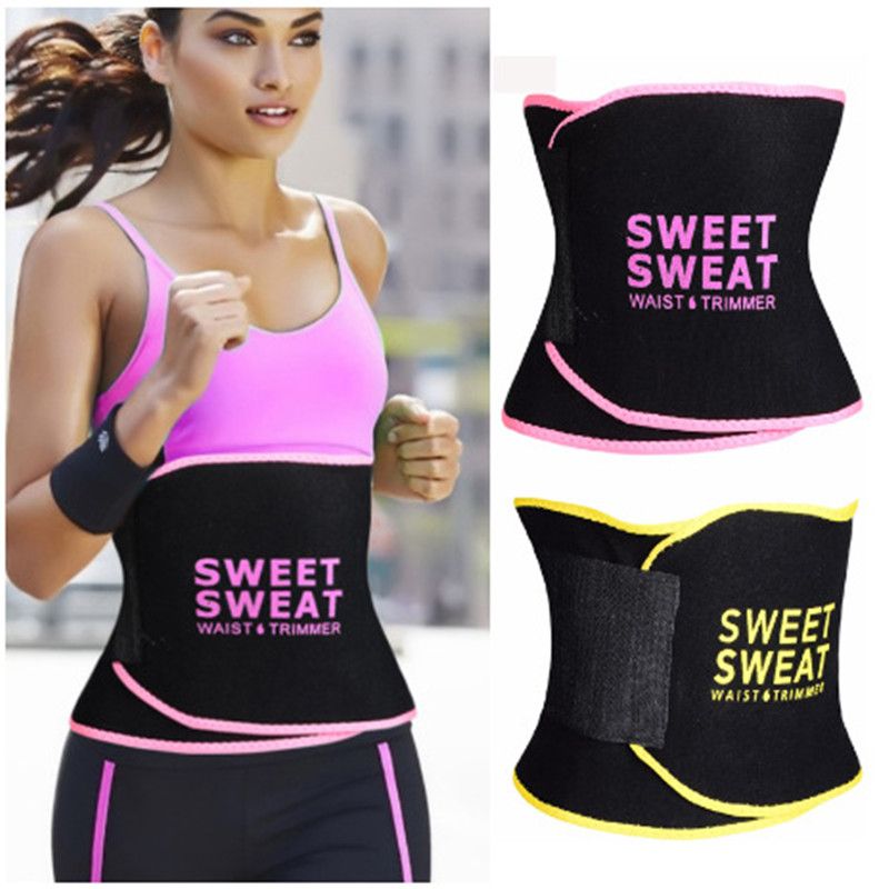 Women Men Shaper Waist Cincher Tummy Trimmer Belt Sweet Sweat Premium Waist Trimmer Belt