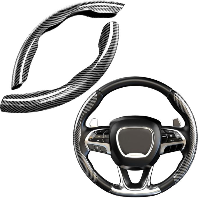 Universal car anti slip steering wheel cover 2halves