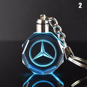 Crystal Car Key Holder With LED Light Key Chain Holders Keyholder