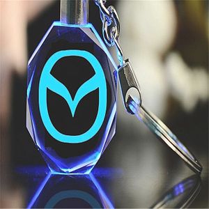 Crystal Car Key Holder With LED Light Key Chain Holders Keyholder