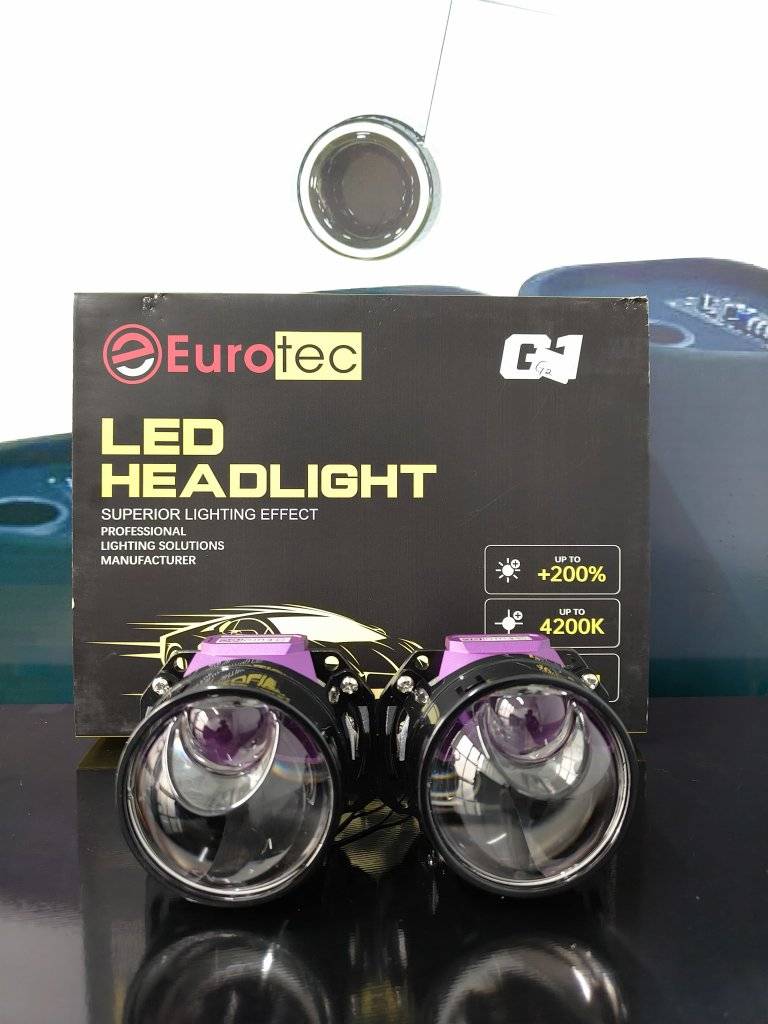 LED  Projector Headlights 2,5 -Inch  Driving Fog Light Universal