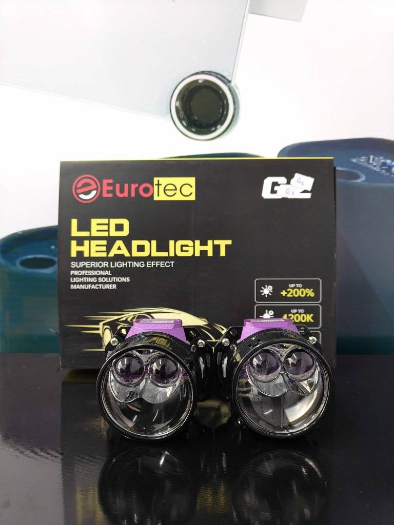 LED  Projector Headlights 2,5 -Inch  Driving Fog Light Universal