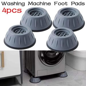 4Pcs Shock and Noise Cancelling Washing Machine Support, Noise Reducing Anti Slip Anti Vibration Rubber Anti-Walk Dryer Washer Vibration Feet Pads,Washing Machine Stabilizer