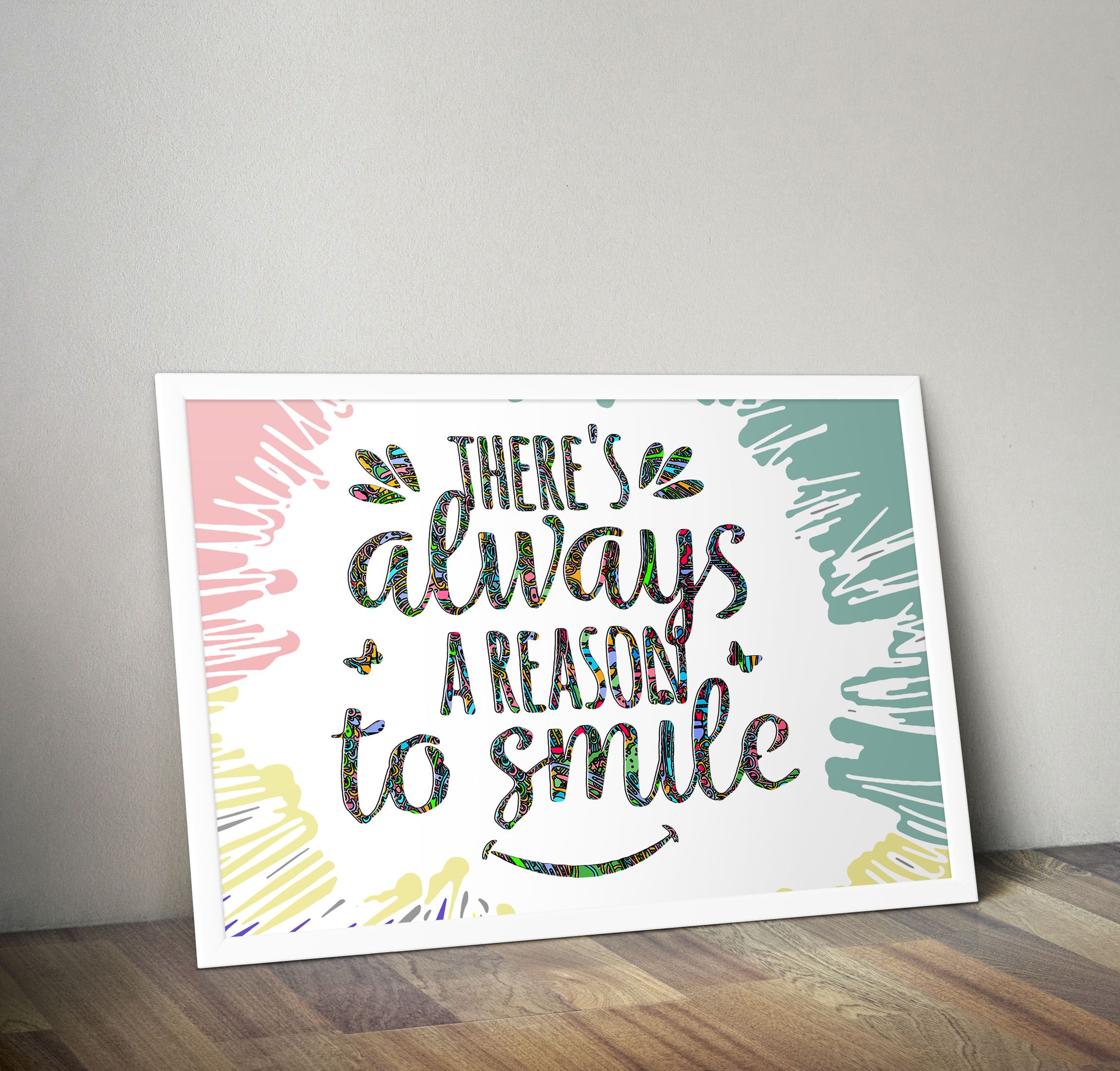 Inspirational Wall Art for Women – White Framed Wood, A4 (9.5 x 11 in) with Unbreakable Glass | Ready to Hang | Motivational Quotes for Home, Office, Nursery & Gift