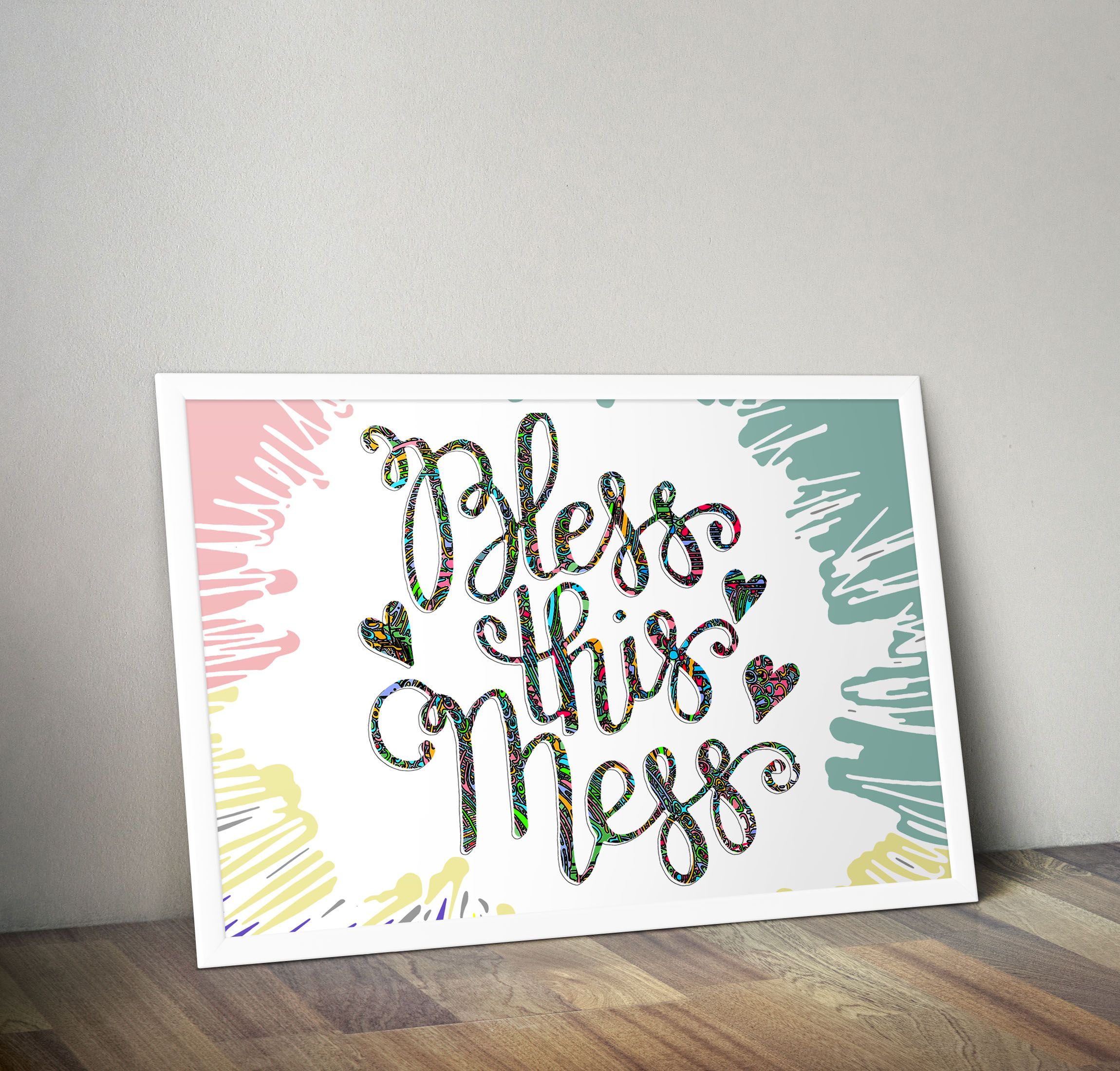 Inspirational Wall Art for Women – White Framed Wood, A4 (9.5 x 11 in) with Unbreakable Glass | Ready to Hang | Motivational Quotes for Home, Office, Nursery & Gift