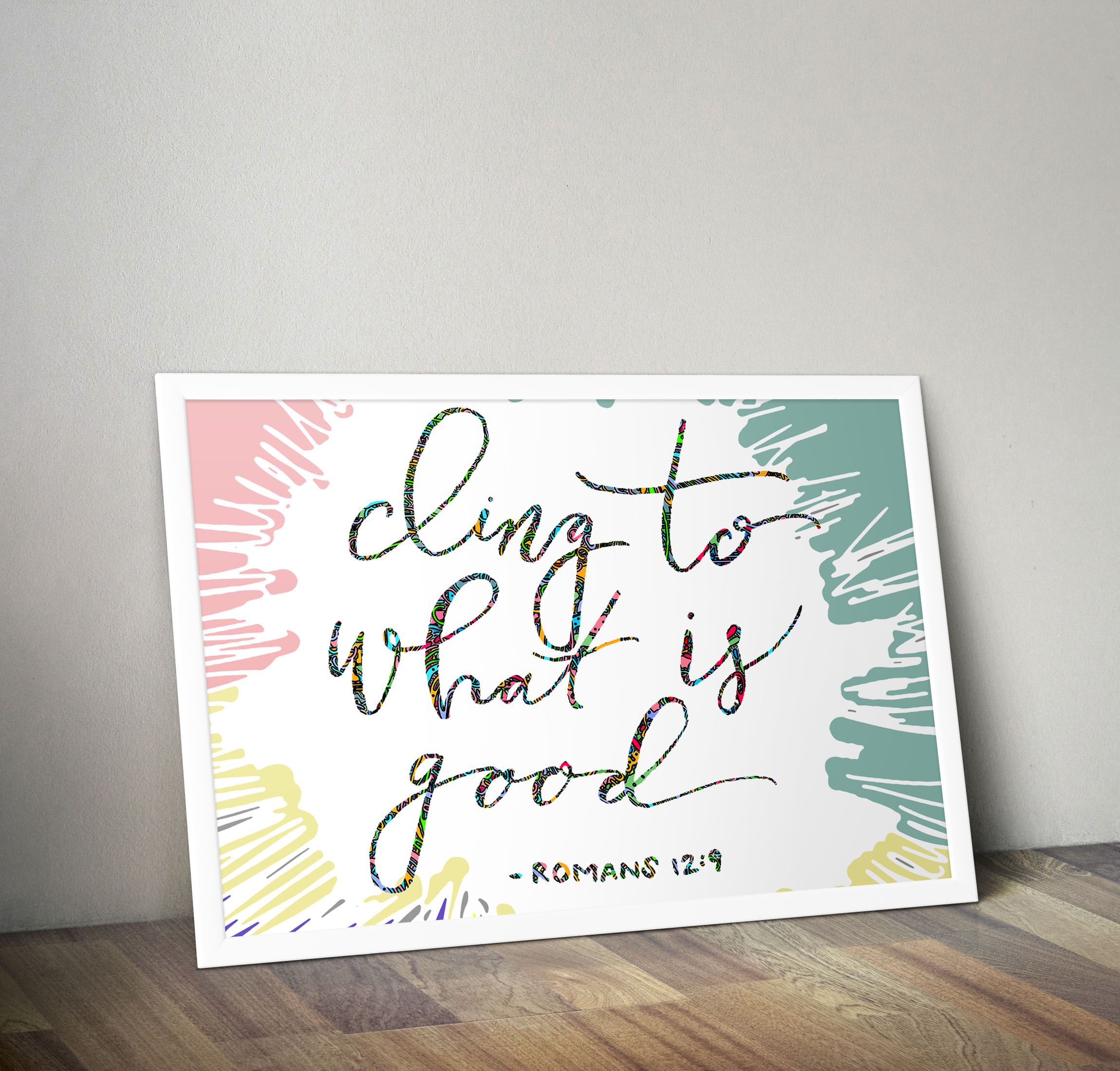 Inspirational Wall Art for Women – White Framed Wood, A4 (9.5 x 11 in) with Unbreakable Glass | Ready to Hang | Motivational Quotes for Home, Office, Nursery & Gift