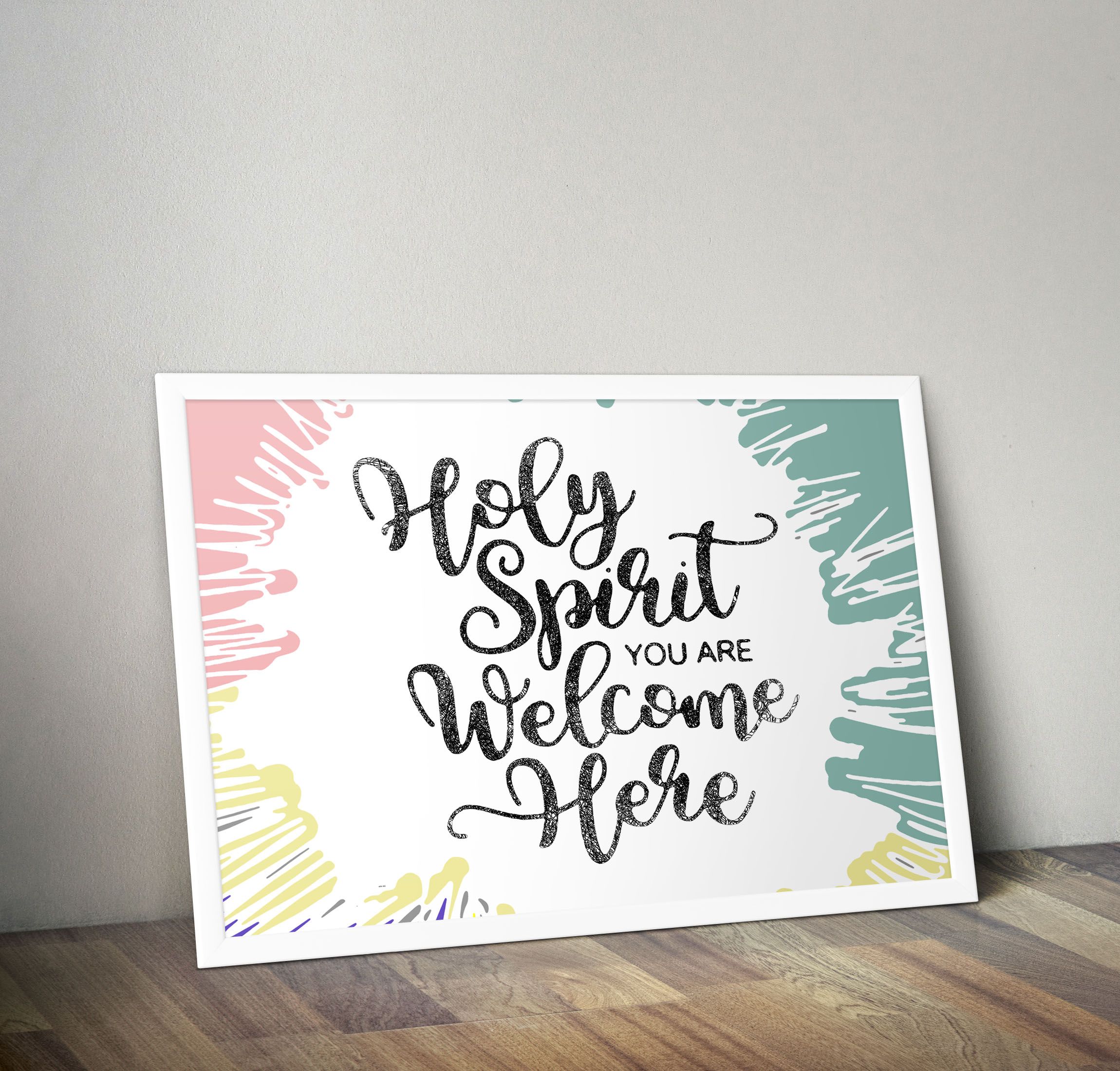 Inspirational Wall Art for Women – White Framed Wood, A4 (9.5 x 11 in) with Unbreakable Glass | Ready to Hang | Motivational Quotes for Home, Office, Nursery & Gift