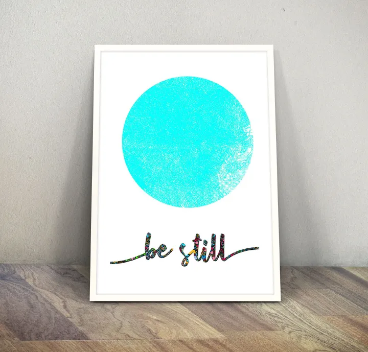 Home Decor Prints for Living Room, Wall Decor Framed Posters with Quote for Living room, Above Bed Decor, Desk, Shelf Poster, Contemporary Abstract Drawings Motivational Inspirational Wall Poster