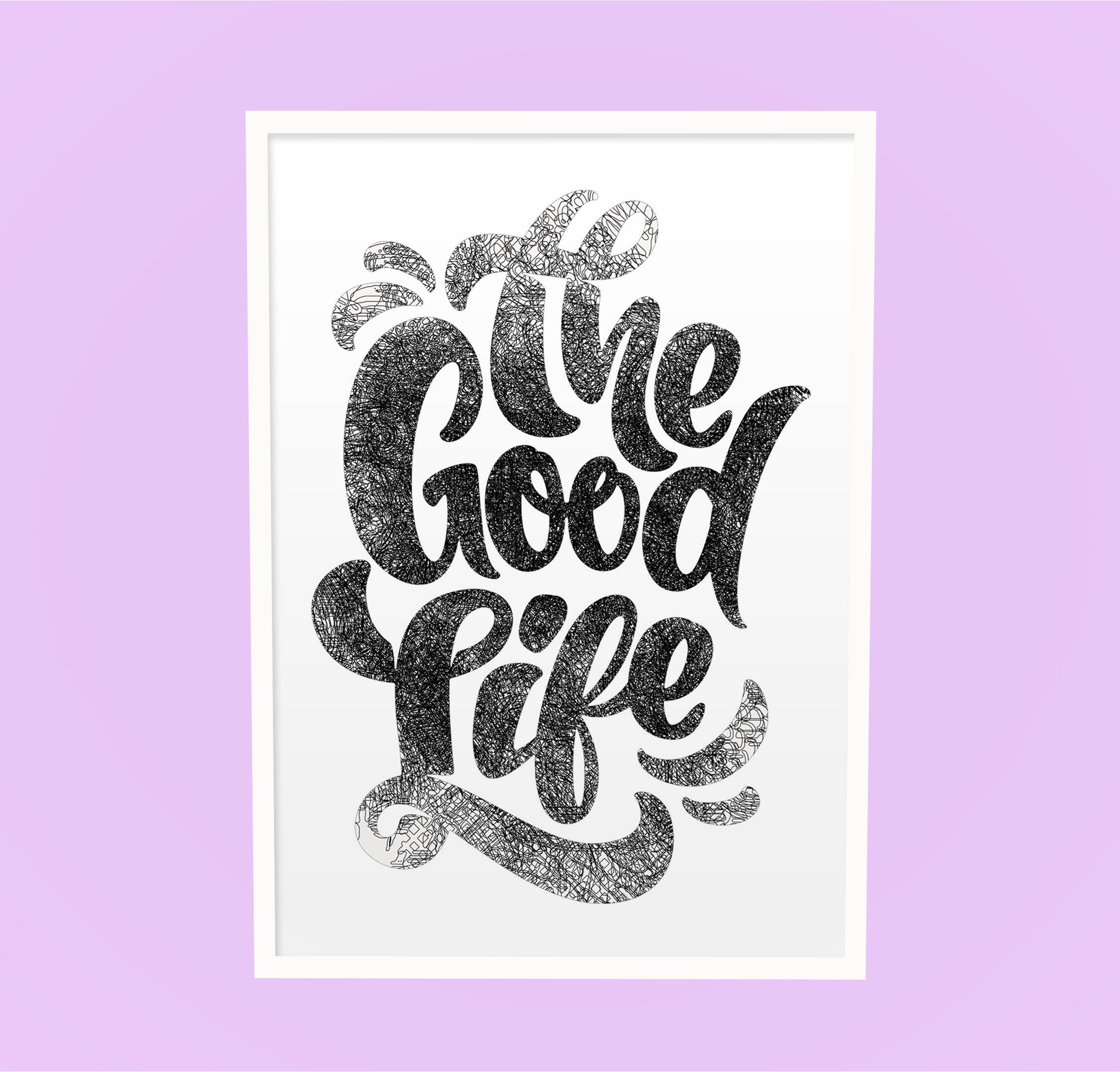 Home Decor Prints for Living Room, Wall Decor Framed Posters with Quote for Living room, Above Bed Decor, Desk, Shelf Poster, Contemporary Abstract Drawings Motivational Inspirational Wall Poster