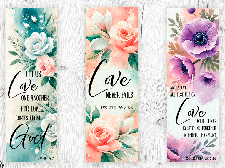 Floral Bible Scripture Quote Canvas Wall Poster Religious Texts for Office, Bedroom, Christian Home Decoration, Church Office Decor- Bible Verse wall Art Word of God Prayer Room Pray